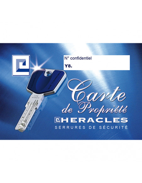 Jeu De Cylindre Héraclès Y8 pour serrure Série MX4500