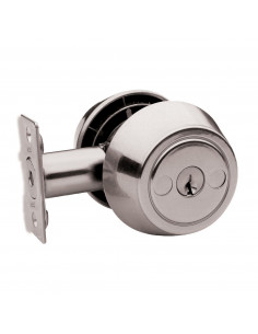 Verrou Tubulaires Heracles Chromé mat