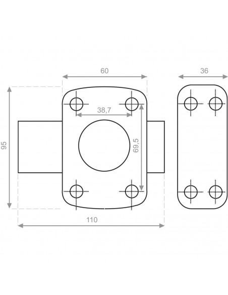 Verrou À Bouton Heracles Y7+