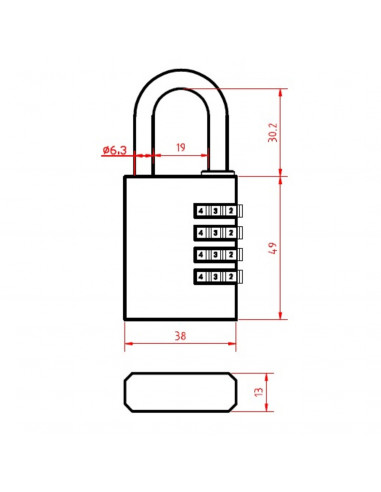 Cadenas À Combinaison Heracles Combo