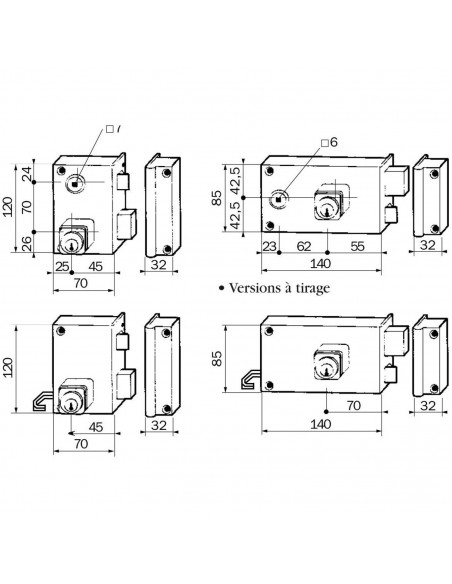 Serrure Monopoint En Applique Bricard Alpha
