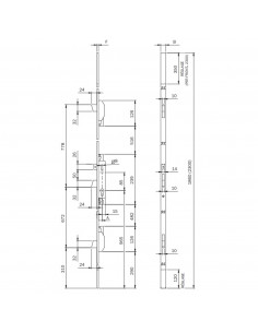 Serrure 3 Points Iseo Electa 2