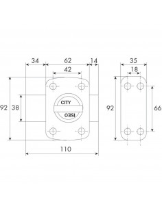 Verrou À Bouton Iseo City 150 2