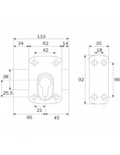 Verrou Pour Cylindre Iseo Européen 2
