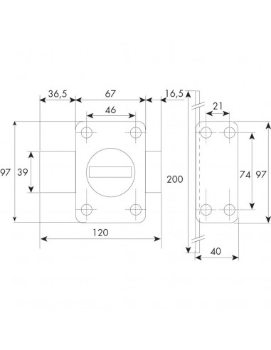 Verrou Cavith Iseo A2p*