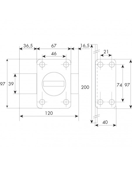 Verrou Cavith Iseo A2p*