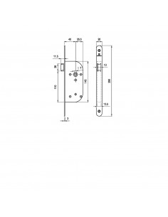 Monopoint À Larder Heracles Série L400-Nf Axe À 40 Mm Noir 2