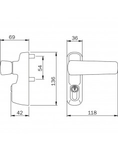 Modules Extérieurs Et Accessoires Iseo Pour Antipanique Idea 2