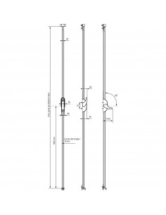 Crémone Pompier Vachette Aerolis 2