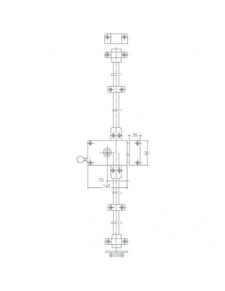 Serrure 3 Points En Applique Jpm Vega