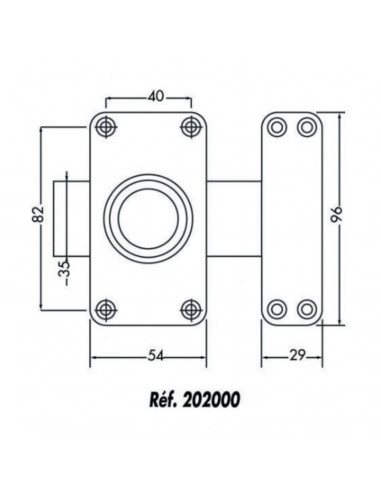 Verrou Jpm Gamme Étroite Vega