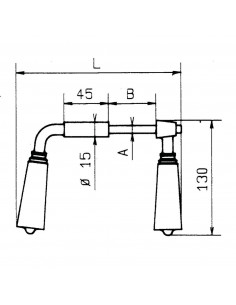 Béquille Metalux Pour Serrures Gollot 2
