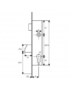 Monopoint À Larder Tesa Profil Étroit 2