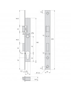 Monopoint À Larder Stremler Assa Abloy Pêne Dormant... 2