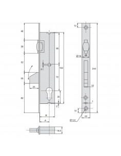 Monopoint À Larder Stremler Assa Abloy Pêne Basculant Et... 2
