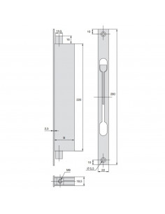 Serrure À Larder 2 Points Stremler Assa Abloy À Tringle 2