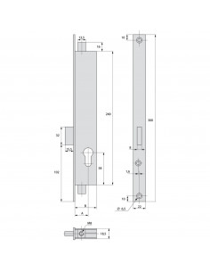 Serrure À Larder 3 Points Stremler Assa Abloy À Tringles... 2