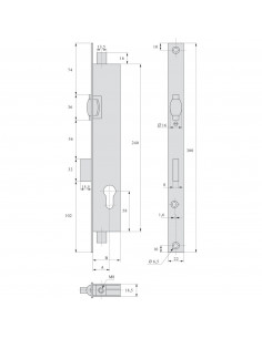 Serrure À Larder 3 Points Stremler Assa Abloy Pêne... 2