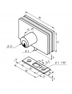 Serrure De Vitrine Stremler Assa Abloy 2