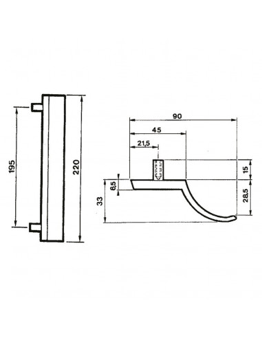 Poignée Palière Vachette V540