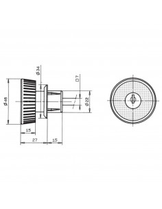 Poignée Ronde Ronis À Clé 2