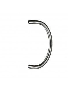 Poignée Tubulaire Inox Normbau Demi-Lune Modèle 25