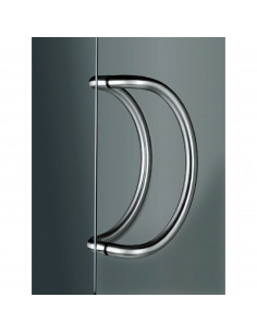 Poignée Tubulaire Inox Normbau Demi-Lune Modèle 25 2