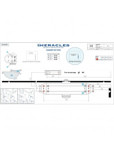 Ferme-Porte Heracles First 11 Bras Compas