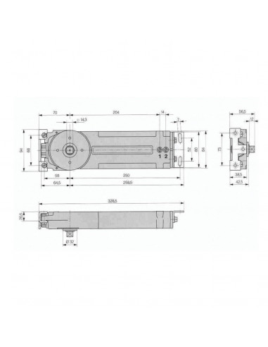 Pivot Linteau Dorma Rts 85