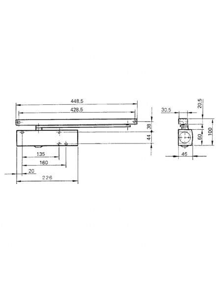 Ferme-Porte Geze Ts Wood