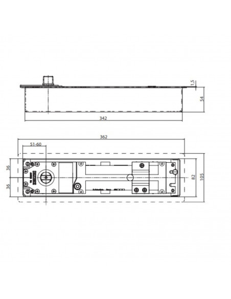 Pivot De Sol Geze Ts 550 Nv