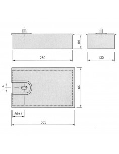 Plaque De Pivot 710 Mustad Pour Série 86n 2