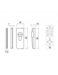 Rosaces De Sécurité Heracles Salome 2