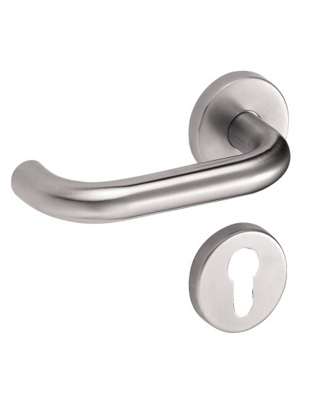 Béquille Double Vachette Sur Rosace Linox