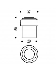 Butoir De Sol Aluminium Vachette 3750 2