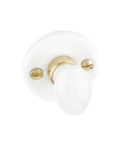 Rosaces De Fonction En Porcelaine Merigous Blanc