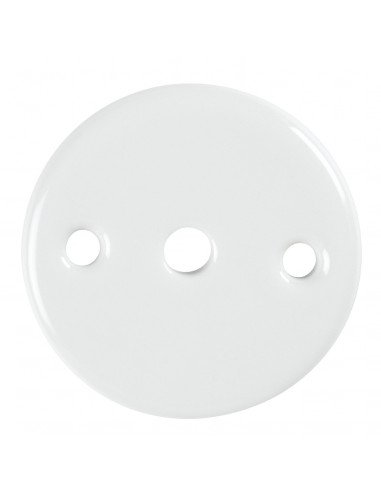 Rosaces De Fonction En Porcelaine Merigous Blanc