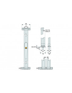 Serrure De Fenêtre Abus À Tringle Fos550 2