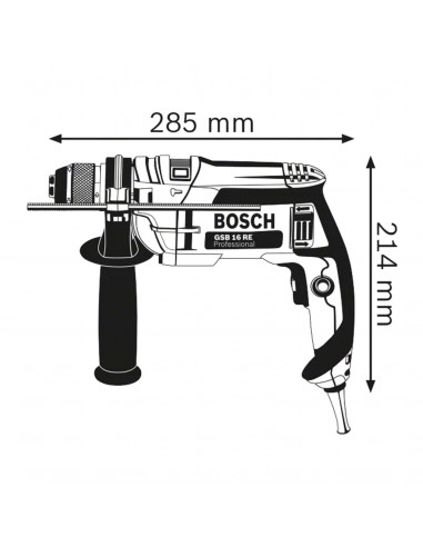 Perceuse À Percussion Bosch Gsb 16 Re 750w