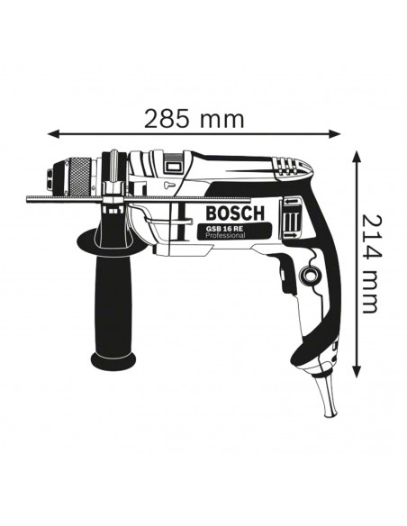 Perceuse À Percussion Bosch Gsb 16 Re 750w