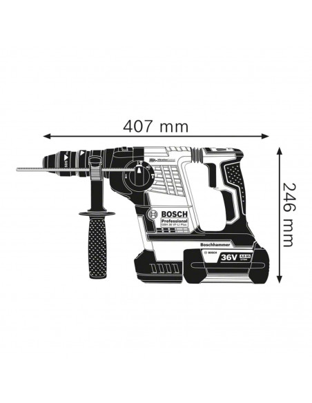 Perforateur Gbh 36 Vf-Li Bosch L-Boxx