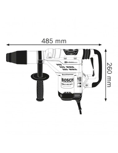 Perforateur Sds-Max Bosch Gbh 5-40dce 1150w...