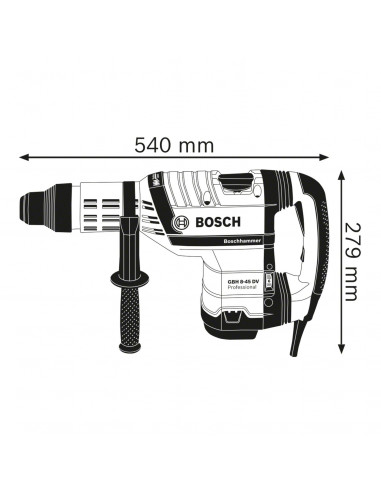 Perforateur Sds-Max Bosch Gbh 8-45dv 1500w Coffret