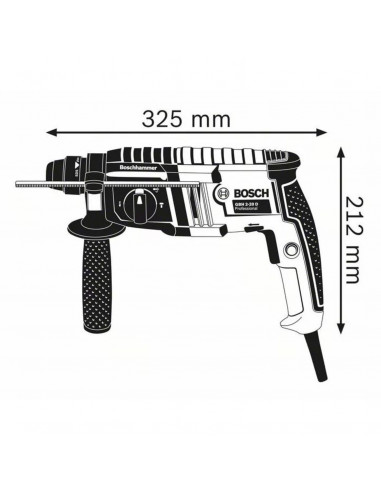 Perforateur Sds-Plus Bosch Gbh 2-20d 650w Coffret