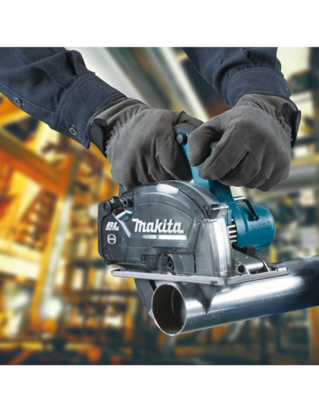 Scie Circulaire À Métaux 18v Makita Dcs553zj Nue Makpac