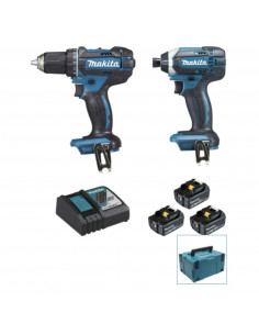 Pack De 2 Outils 18 V Makita Dlx2127tj1 (Ddf482 / Dtd152...