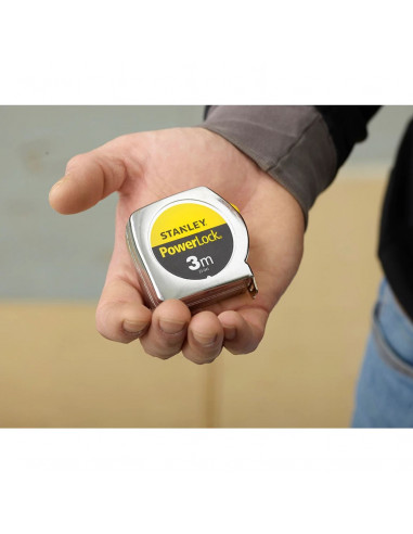 Mètre Ruban Powerlock Stanley Classic Métal