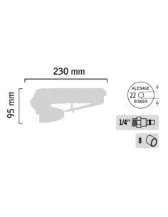 Meuleuse D'angle Pneumatique Général Pneumatic Gp3525 2